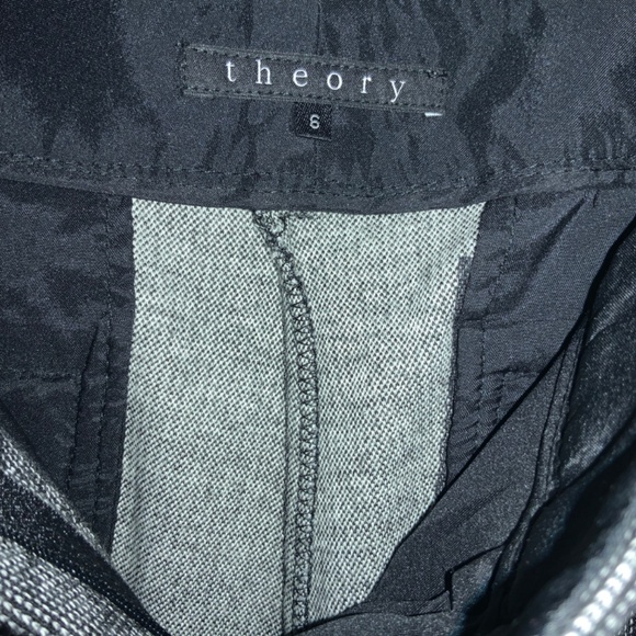 Theory Max K grey knit bootcut pants size 6 - Picture 3 of 4